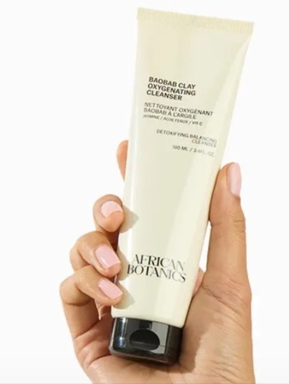 African Botanics Baobab Clay Oxygenating Cleanser 100ml/3.4 FL.OZ.